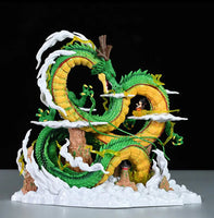 24cm Dragon Ball Anime Figure Shenron Figure Goku And Shenron Figurine Model Pvc Statue Doll Collection Room Toy Gifts Lusy Store
