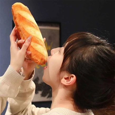 3D Simulation Bread Plush Pillow,Soft Butter Toast Bread Food Pillow Lumbar Back Cushion Stuffed Toy for Home Decor 20cm