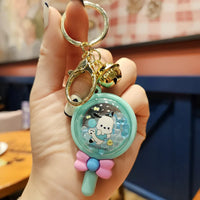 Sanrio My Melody Hello Kitty Cinnamoroll KuromiFragrance Beads Keychain Creative Aromatherapy Car Bag Pendant Small Gift Wholesa Pochacco