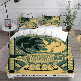 How to Train Your Dragon Bedding Sets Comforter Quilt Bed Cover Duvet Cover Pillow Case 2-3 Pieces Sets Bedroom Decoration Lusy Store