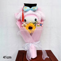 Kuromi My Melody Hello Kitty Cinnamoroll Plush Bouquet Valentine's Day Christmas Graduation Holiday Gift My Melody-22z