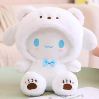 25cm Anime Sanrio Plush Doll Toys Kawaii Hello Kitty Kuromi My Melody Cinnamoroll Cartoon Cute Plush Stuffed Toy Kids Gifts Cinnamoroll