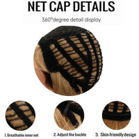 Synthetic Long Blonde Mullet Wig Machine Made for Men 70s 80s Costume Fancy Party Curly Punk Rocker Halloween Costumes Male Use