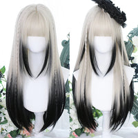 OLACARE Synthetic Super Long Curly Lolita Wig With Bangs 120cm Blonde White Pink Cute Fake Hair Women Halloween Cosplay Wigs T1B 30
