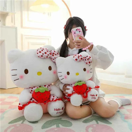 Sanrio Hello Kitty Strawberry Cat Plush Doll (9 Inches)