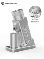 STARSEEKER E55 Electric Coffee Grinder – 55mm Burr, Stepless Adjustment, Espresso to Cold Brew Sliver-Plasma