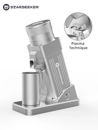 STARSEEKER E55 Electric Coffee Grinder – 55mm Burr, Stepless Adjustment, Espresso to Cold Brew Sliver-Plasma