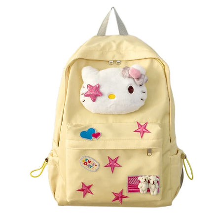 Sanrio Hellokitty Kuromi My Melody Pom Pom Purin Anime Backpack Cute Schoolbags Cartoon Shoulder Bag Birthday Gift for Friend Lusy Store
