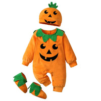 0-24Months Baby Boys Jumpsuits Halloween Costumes Children Halloween Cosplay Party Boy Clothes Long-sleeved Hoodie set2