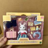 Sylvanian Families Anime Girl Figures Baby Series Figure Furniture Set Pvc Statue Model Doll Collection 6