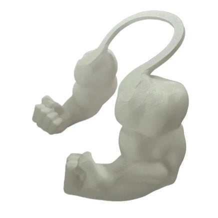 Cat Halloween Costumes 3D Printed Pet Muscle Hanging Arm Creative Cat Dog Dress-Up Prop Cats Accessory Pet Cosplay Muscle Toy White