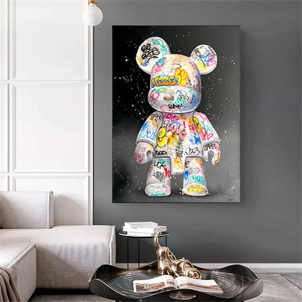 Banksy Wall Art Graffiti Canvas Painting Pop Art Love Sign Abstract Posters For Living Room Home Decor