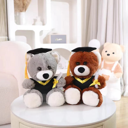 Lusy Store LLC Graduate Plush Dolls Doctor Capybara Owl Bear Plush Toy Cute Stuffed Animal Soft Cartoon Pillow Gift Plush