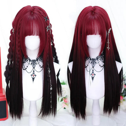 OLACARE Synthetic Super Long Curly Lolita Wig With Bangs 120cm Blonde White Pink Cute Fake Hair Women Halloween Cosplay Wigs #6