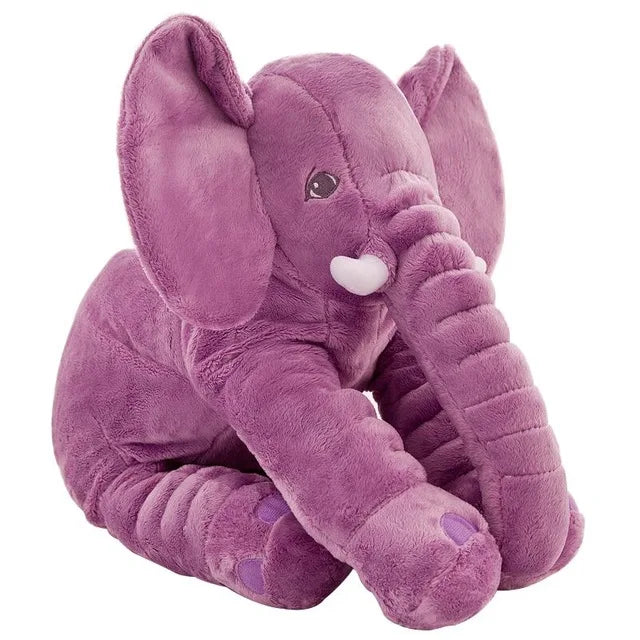Lusy Store LLC Large Elephant Plush Toy &ndash; Soft Stuffed Pillow &amp; Cushion (16in/24in) | Lusy Store Stuffed Animal