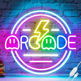 Lusy Store LLC LED Neon Game Sign Room Decor Wall Decor USB-powered for Boy Room Gift Neon Sign
