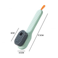 1/2pcs Shoes Brush Automatic Liquid Discharge Multifunction Press Out Shoes Cleaner Soft Bristles Clothes Brushes Cleaning Tool Lusy Store