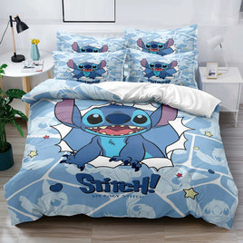 1 cartoon cute Stitch digital printed brushed down duvet cover,bedroom down comforter cover，bedding(No pillowcases，no quilt) Lusy Store