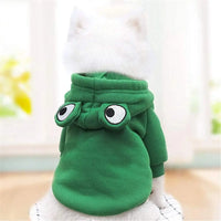 Cute Dog Hoodie Frog Shape Dog Coats Pet Halloween Cosplay Costume Pet Clothes for Puppies Cat