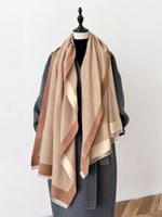Lusy Store 2024 Winter Women Cashmere Scarf Thick Warm Pashmina Shawls Wraps Floral  Jacquard Lady Blanket Echarpe Bufanda Female New 