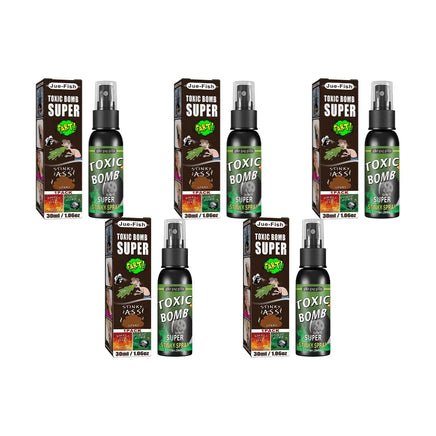 6pcs-1pcs 30ml Halloween Props Liquid Fart Spray Non Toxic Stink Bomb Ass-Smelly Stinky Gas Prank Toy Joke Party Supplies 5PCS bomb smell