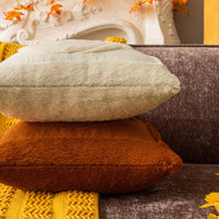 45x45/50x50cm Halloween Pumpkin Plush Pillowcase Cojines Festival Pumpkin Double-Sided Plush Cushion Cover Headboard Pillowcases