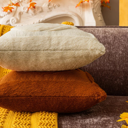 45x45/50x50cm Halloween Pumpkin Plush Pillowcase Cojines Festival Pumpkin Double-Sided Plush Cushion Cover Headboard Pillowcases