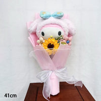 Kuromi My Melody Hello Kitty Cinnamoroll Plush Bouquet Valentine's Day Christmas Graduation Holiday Gift My Melody-23