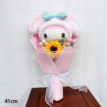 Kuromi My Melody Hello Kitty Cinnamoroll Plush Bouquet Valentine's Day Christmas Graduation Holiday Gift My Melody-23