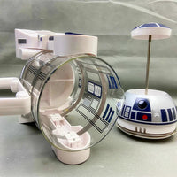 960ml Moka Hand Coffee Maker R2-d2 Cartoon Star Wars Robot Office Home Manual Thermal Stainless Steel Pressing Mini Coffee Pot Lusy Store