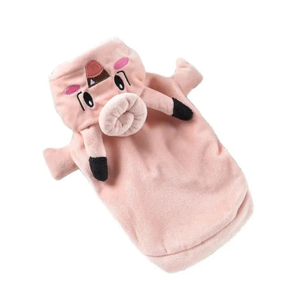 Pink Fleece Halloween Costumes For Dogs Little Small Puppy Animal Pet Cat Two Legs Outfit Jacket Out Winter Warm On Sale Supply