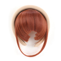 Front Hair Bangs Hair Synthetic Extensions With Magic Paste hair Bands Bangs Wigs Synthetic Wigs Headband for Halloween 130 6inches CHINA