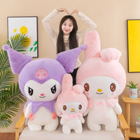 Lusy Store LLC Kuromi Melody Plush Toy Purple Stuff Standing Doll Girl Gift Kawaii Plush Plush
