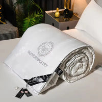 100% Mulberry silk with warm  thickened quilt core 5kg winter comforter cotton cover spring autumn home quilt luxury blanket Lusy Store