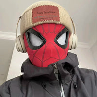 Spiderman Mask Eyes Movable Remote Control Peter Parker Halloween Cosplay Costume Mask