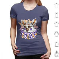 Lolbit T Shirt Cotton Men Women DIY Print Fnaf Lolbit Game Horror Five Nights At Video Game Fnaf Lolbit Animatronic Cute