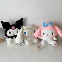 24 Styles Sanrio Plush Doll Kawaii Cinnamorol Plush Stuffed Backpack Girl's Cartoon Bag Gift Bag Girlfriend Child Birthday Gift