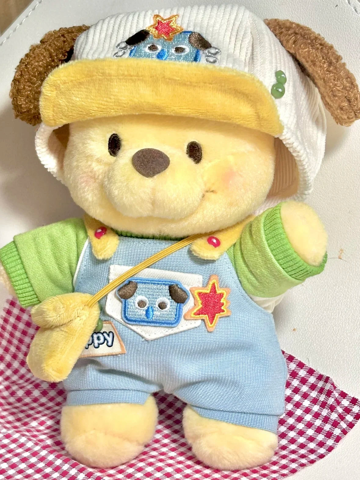 Chubby Spring Outing Plan Series Pooh Bear Stuffed Plush Toys Kawaii Winnie the Pooh Plush Dolls Gifts