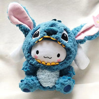20cm Cinnamoroll Cosplasy Stitch Plush Toys Disney Stuffed Animal Dolls Soft Anime Toy Plush Pillow Appease Toys Gift For Girls