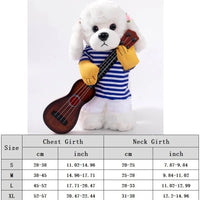 Funny Dog Clothes Sweatshirt Set Cosplay Big Suit Pet Clothes Party Costume Face Cloth Comical Outfits Halloween Dress Jumpsuit G