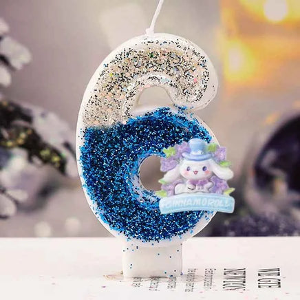 Cinnamoroll Creative Digital Candle (4x7.5cm) - Birthday Cake Decoration 6