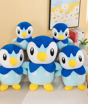 Lusy Store LLC Pokemon Piplup Plush Toy – Soft Penguin Stuffed Animal – 10in/20in/24in Stuffed Animal