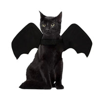 1Pcs Halloween Cute Pet Clothes Black Bat Wings Harness Costume Cosplay Cat Dog Halloween Party for Pet Supplies