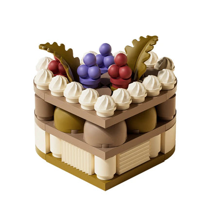 ToylinX Delicious Dessert Building Blocks Sets, Assorted Stem Toys Building Sets for Halloween Gift for Children and Adults. 33300-C with box