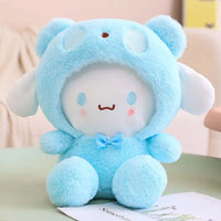 25cm Anime Sanrio Plush Doll Toys Kawaii Hello Kitty Kuromi My Melody Cinnamoroll Cartoon Cute Plush Stuffed Toy Kids Gifts Cinnamoroll C