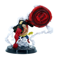 Lusy Store LLC One Piece Luffy Gear 4 Figurine PVC Action Figure 25cm Kid Gift Action Figure