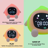 Alarm Clock for Kids 6-IN-1 Fruit-Shape Toddler Sleep Training Clock Cute Touch Night Light for Children's Bedroom Lusy Store