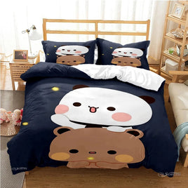 Bubu Dudu Cartoon Bear Panda Duvet Cover Set - Lusy Store 2