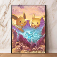 Pokemon Canvas Prints Wall Art Home Classic Children's Bedroom Decor Gifts Kid Action Figures Modular Painting Cartoon Character Lusy Store
