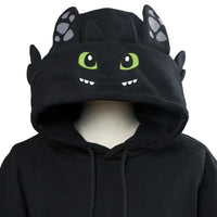 Adult Kids How to Train Your Dragon Toothless Cosplay Hoodie Sweatshirt Casual All-match Pullover Jackets Coat Hooded Tops Lusy Store